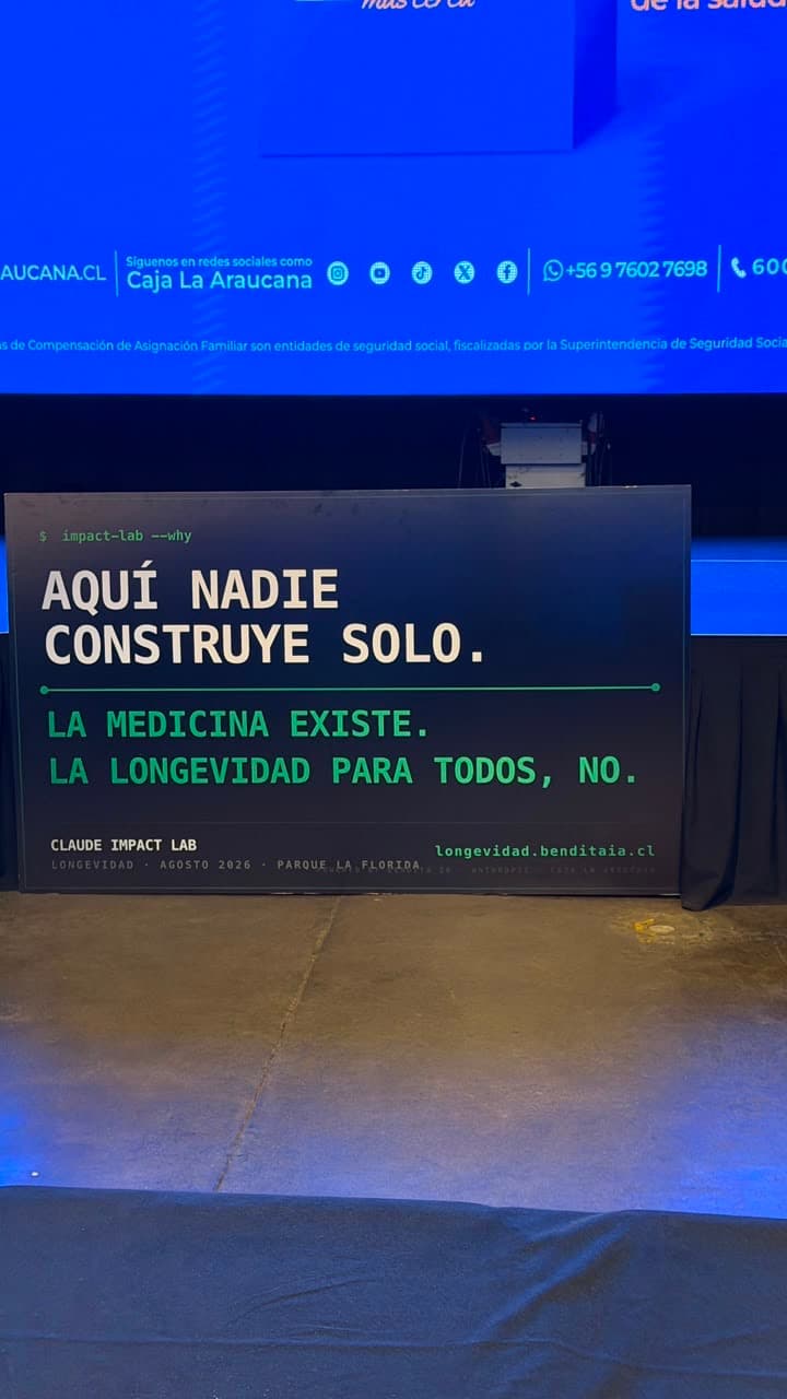 Momento del equipo blu en el Claude Impact Lab